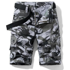 short treillis militaire homme grey jungle